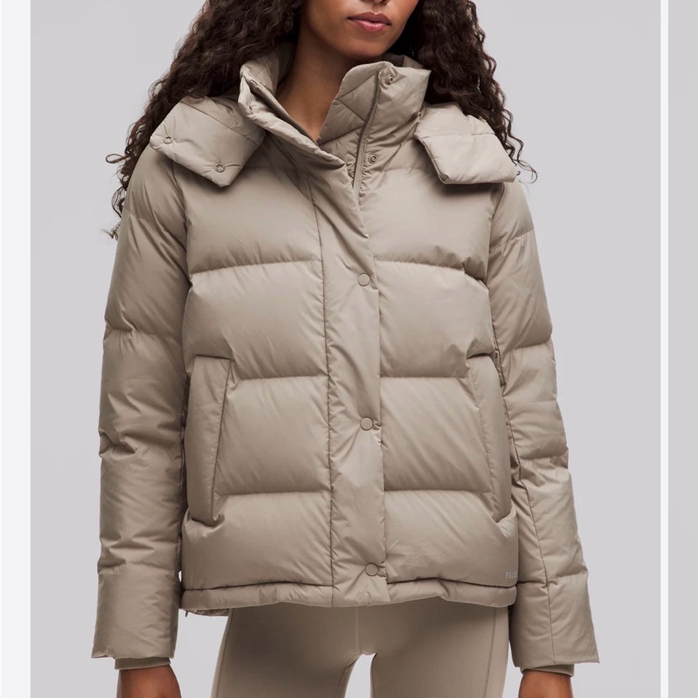Lululemon Athletica Beige Puffer Jacket